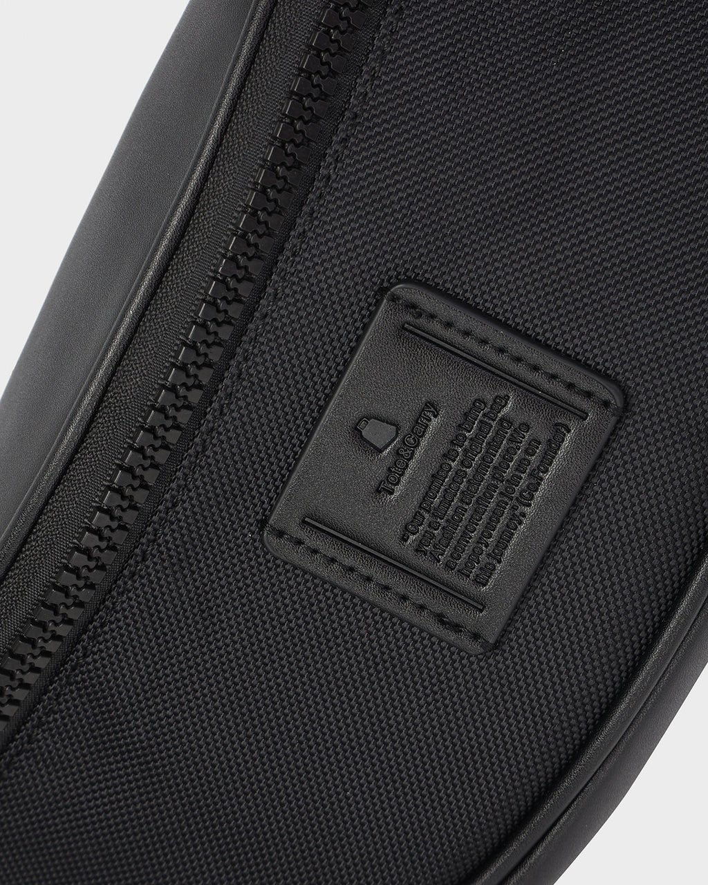 Blackout Nylon Fanny Pack in Black