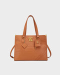 City scape Tote in Caramel