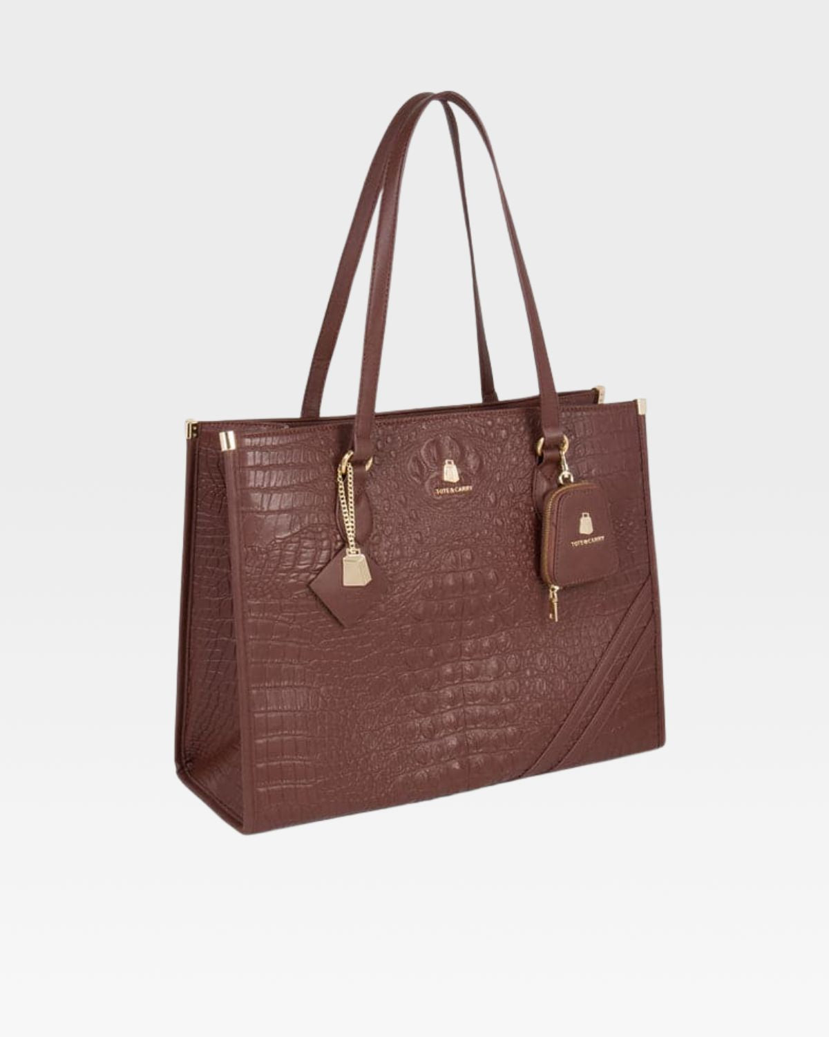 Classic City Tote Bag in Brown