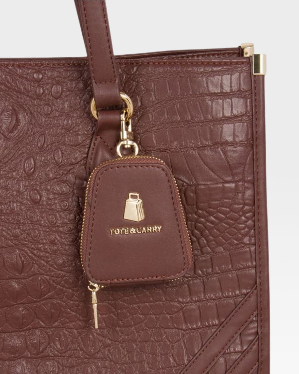 Classic City Tote Bag in Brown