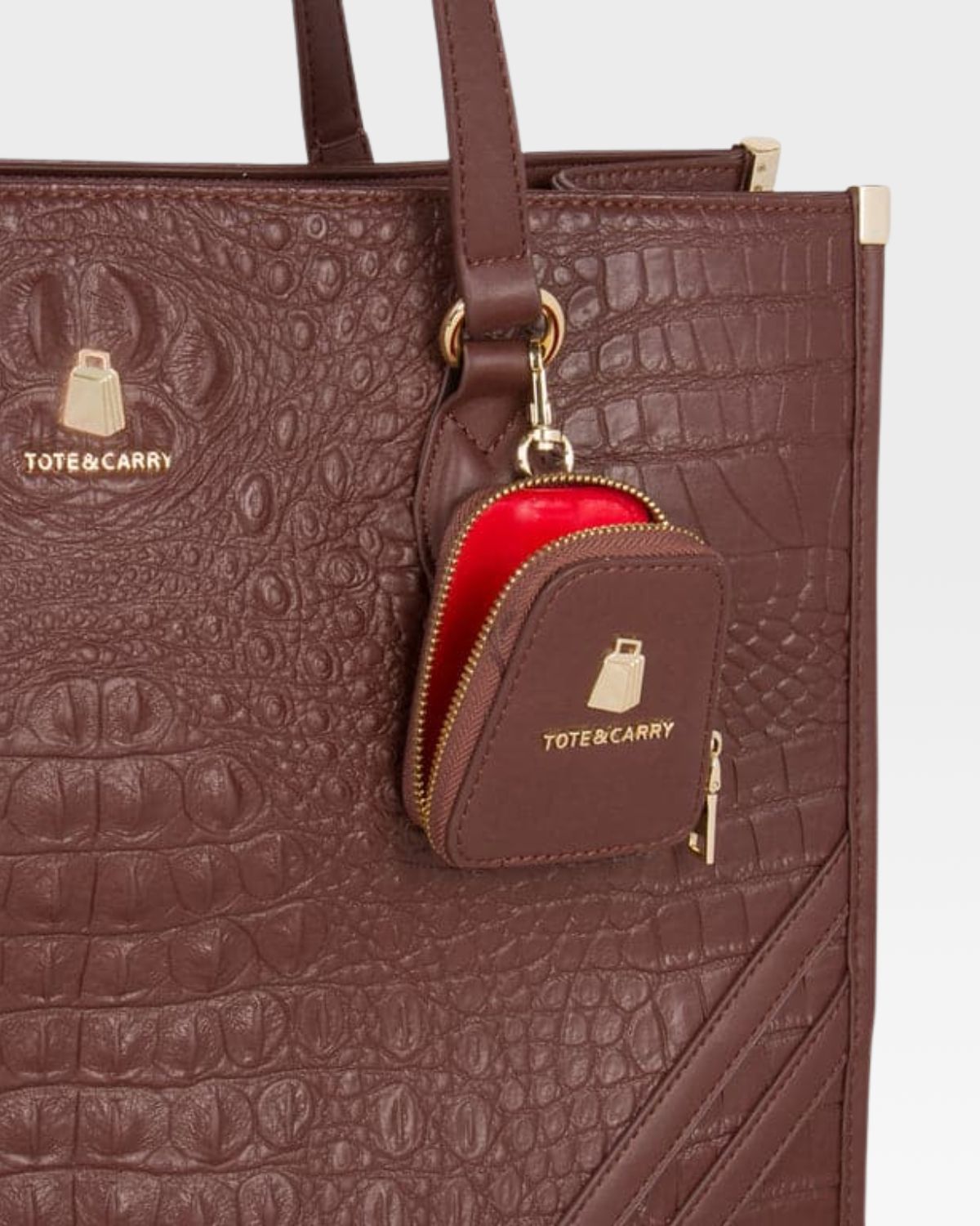 Classic City Tote Bag in Brown