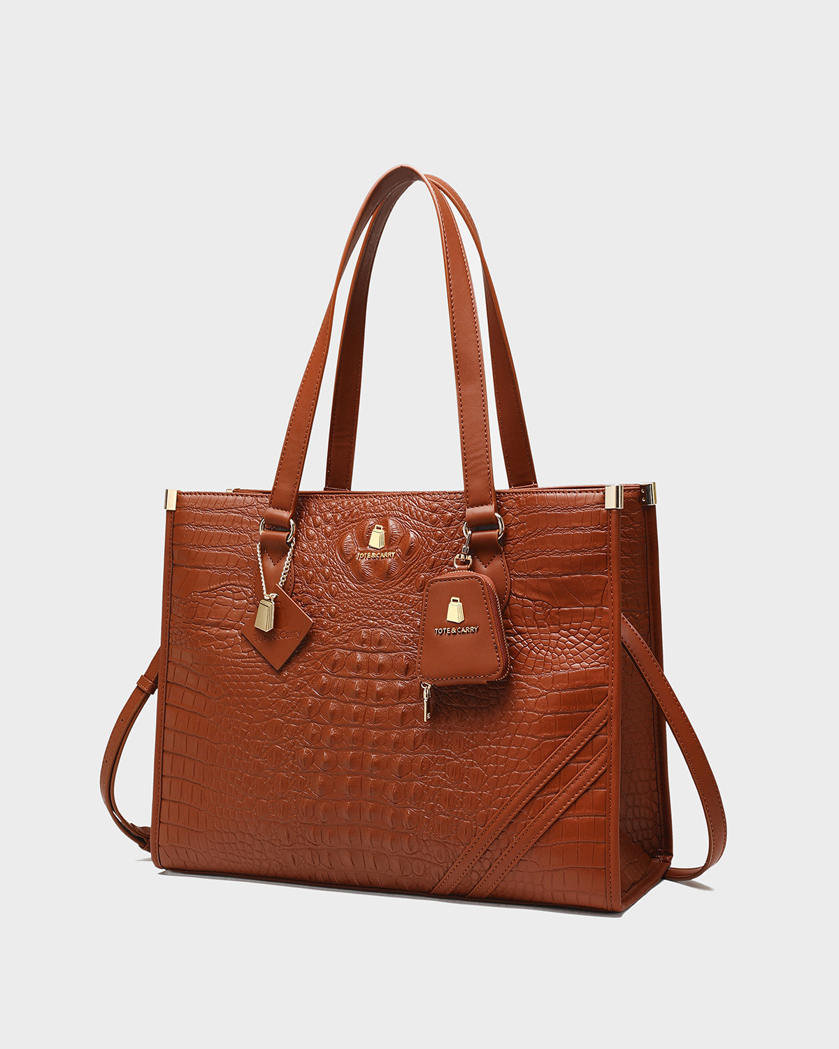 Classic City Tote Bag in Caramel