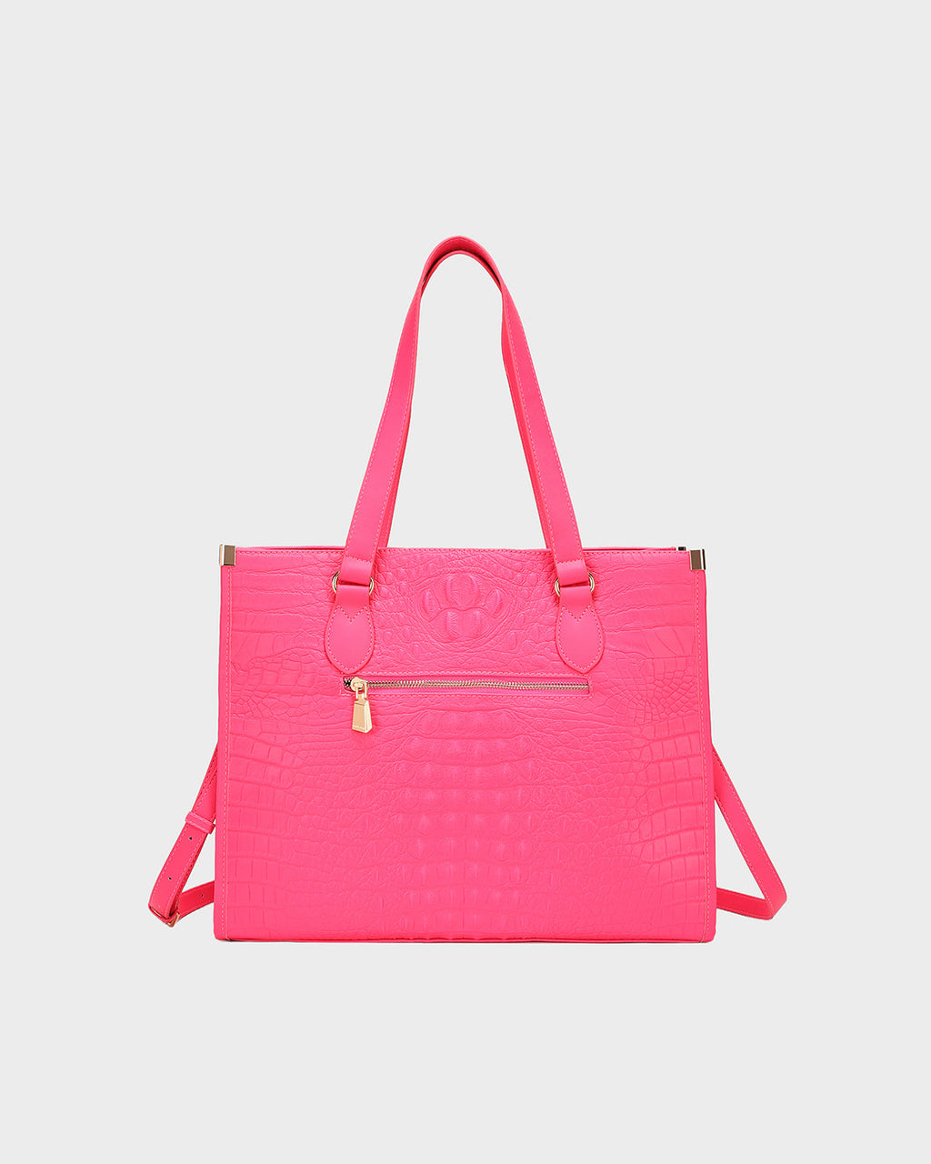 Classic City Tote Bag in Neon Pink