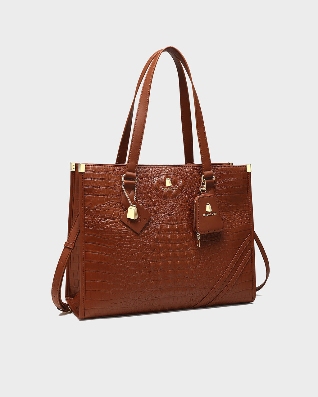 Classic City Tote Bag in Caramel