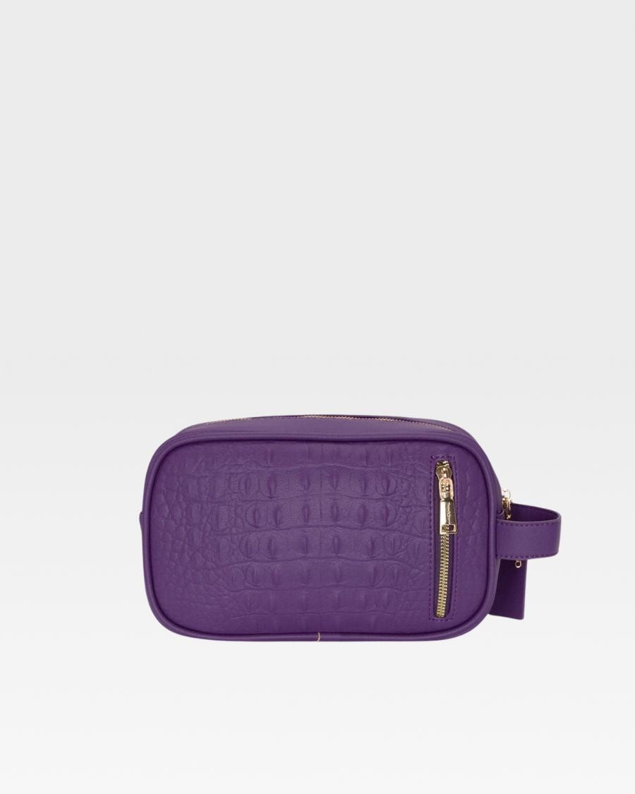 Classic Essential Toiletry Bag in Purple
