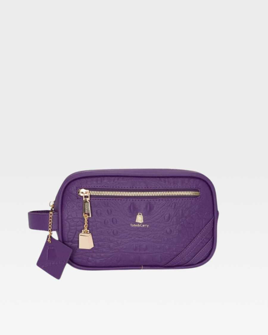 Classic Essential Toiletry Bag in Purple