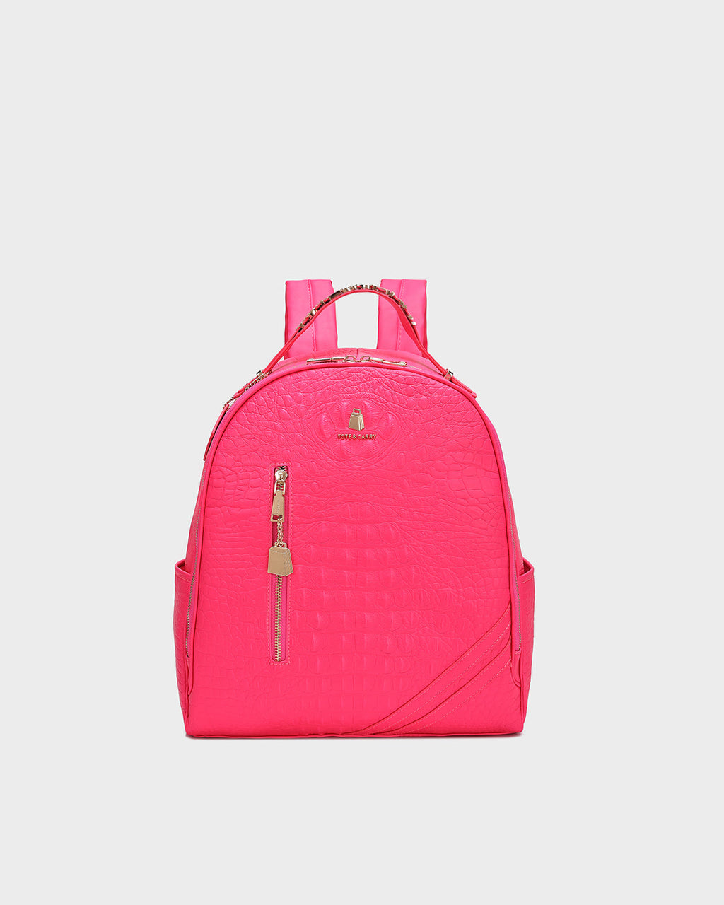 Statement Commuter Backpack in Neon Pink