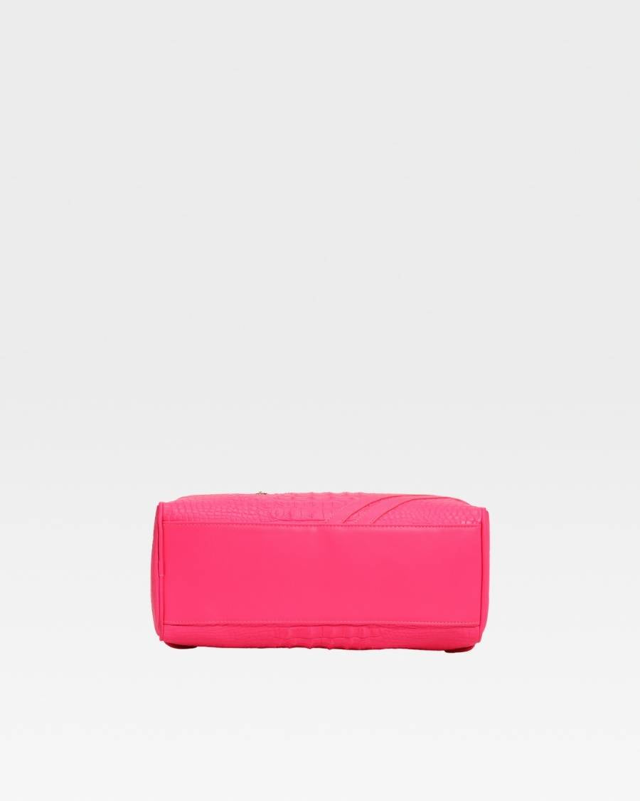 Statement Commuter Backpack in Neon Pink