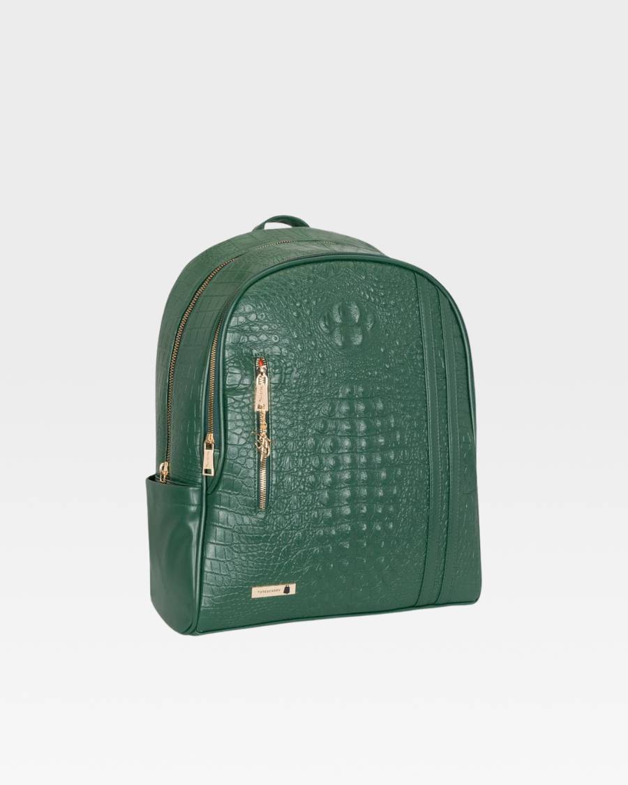 Classic Traveler Backpack in Emerald Green