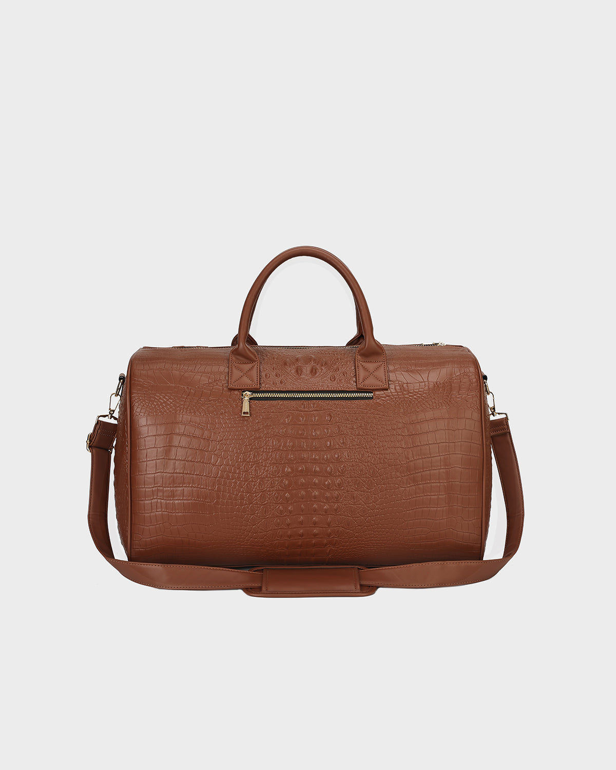 Classic Weekender Duffle Bag in Caramel