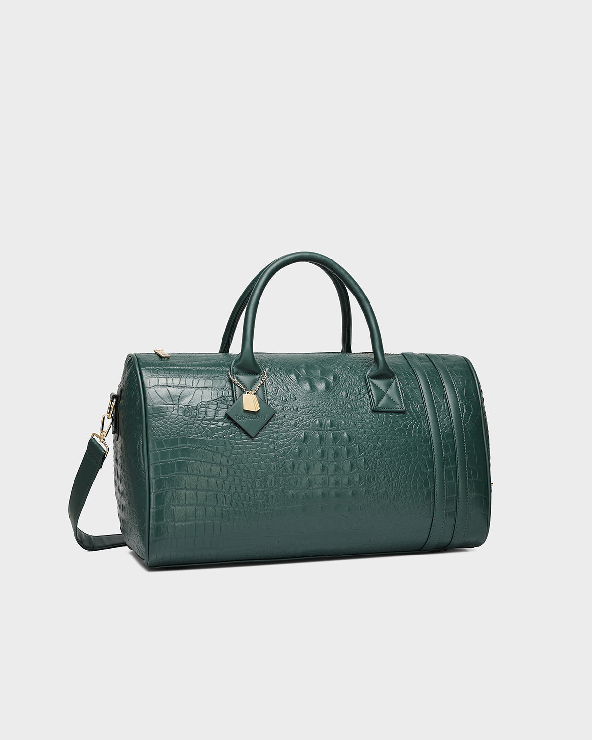 Classic Weekender Duffle Bag in Emerald Green