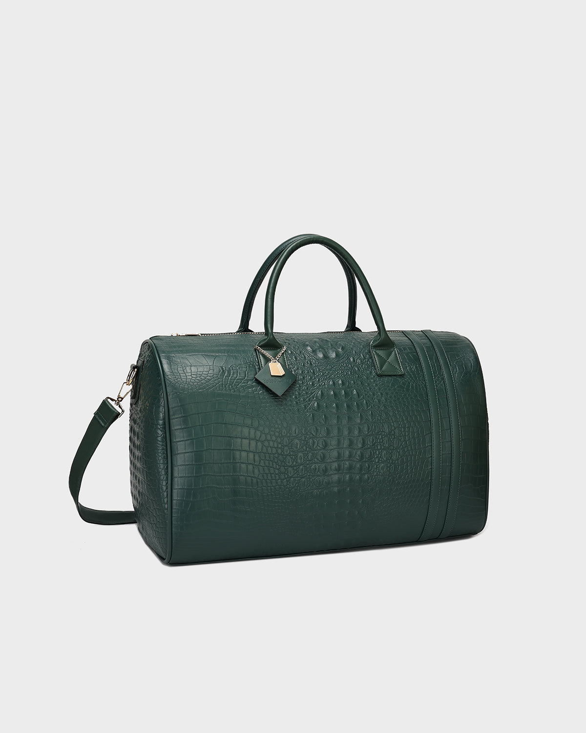 Classic Weekender Duffle Bag in Emerald Green