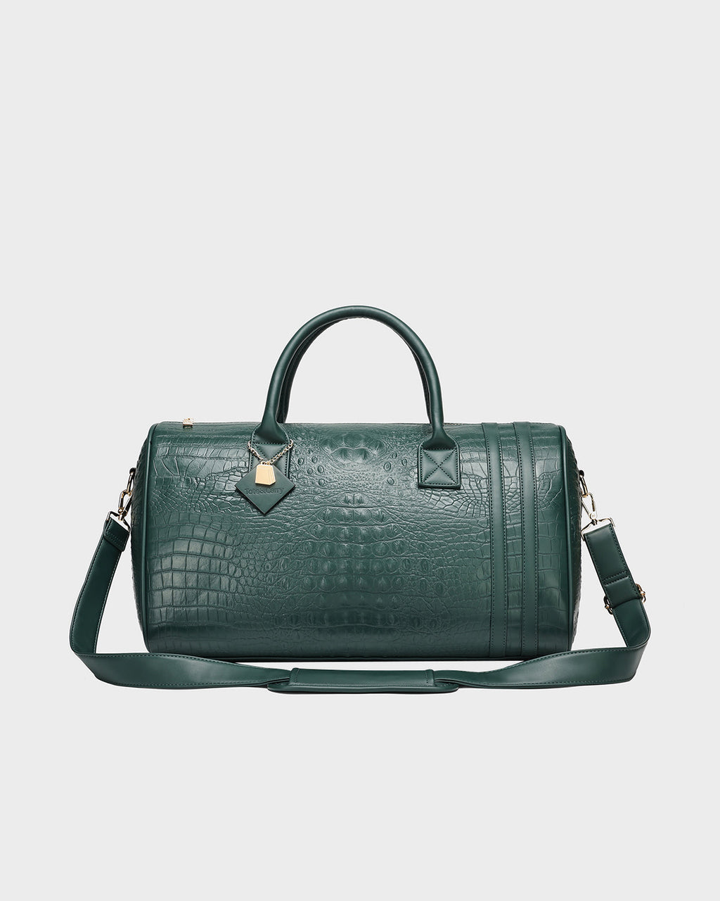 Classic Weekender Duffle Bag in Emerald Green