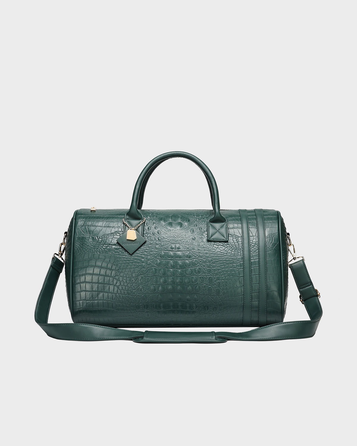 Classic Weekender Duffle Bag in Emerald Green