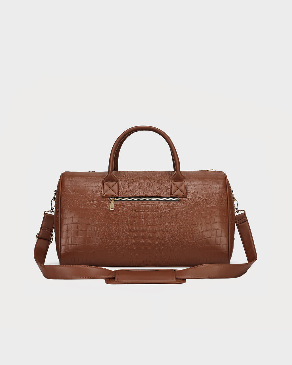 Classic Weekender Duffle Bag in Caramel