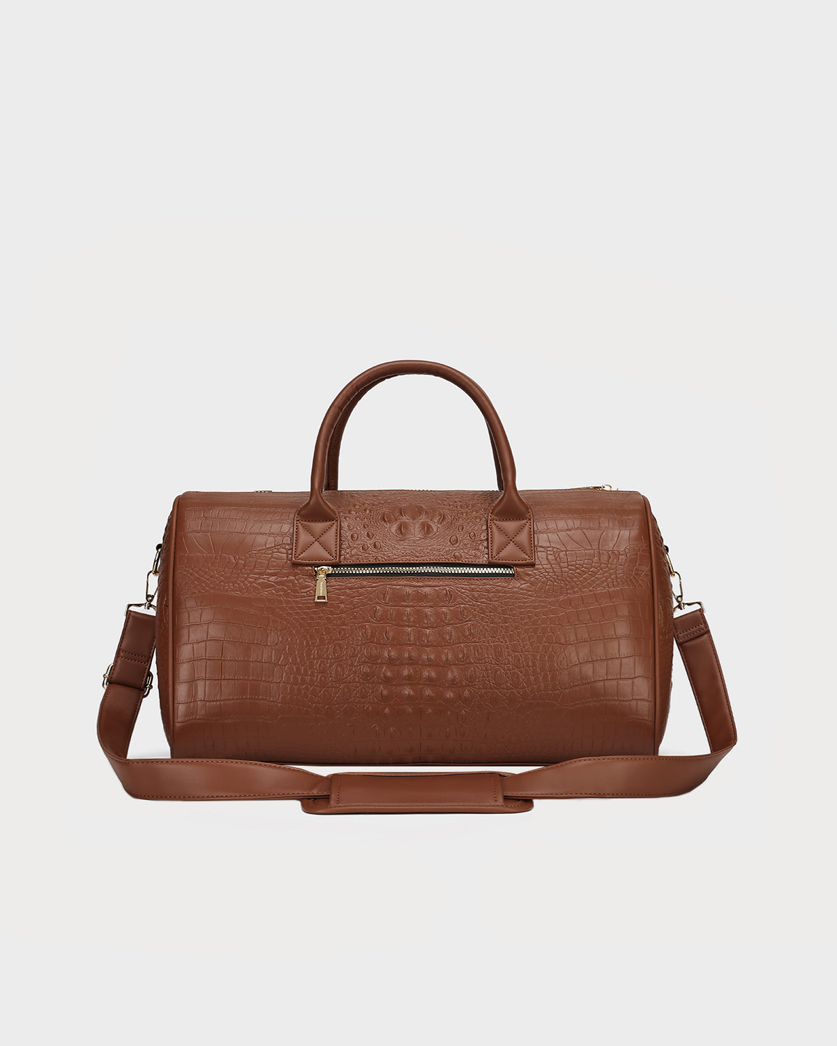 Classic Weekender Duffle Bag in Caramel