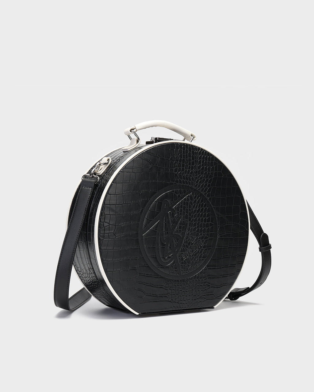 Croc Orb Bag in Black