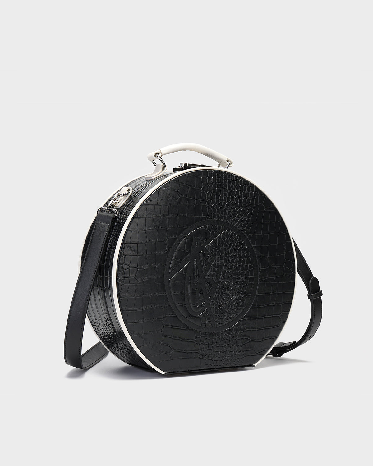 Croc Orb Bag in Black
