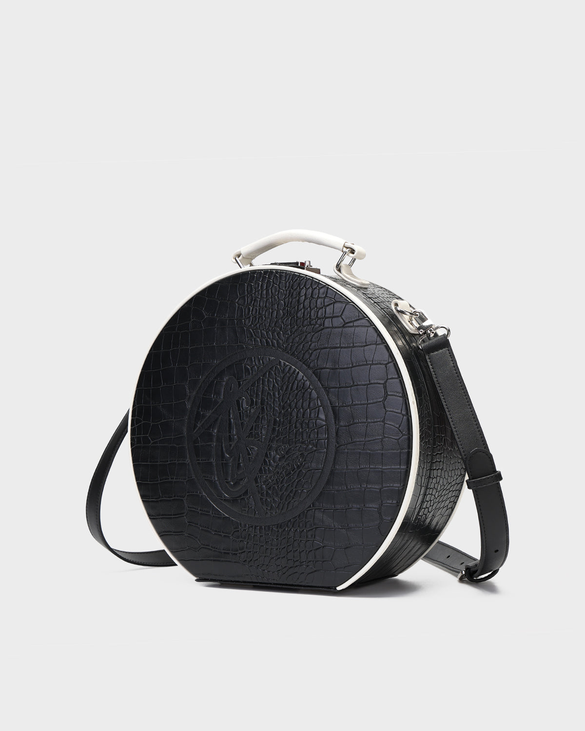 Croc Orb Bag in Black