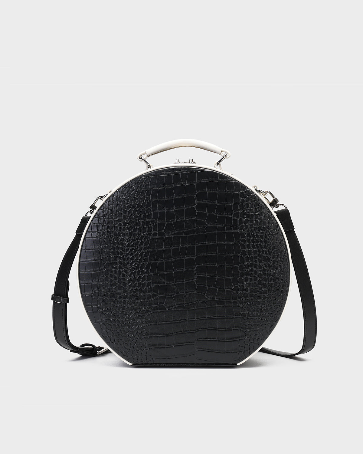 Croc Orb Bag in Black