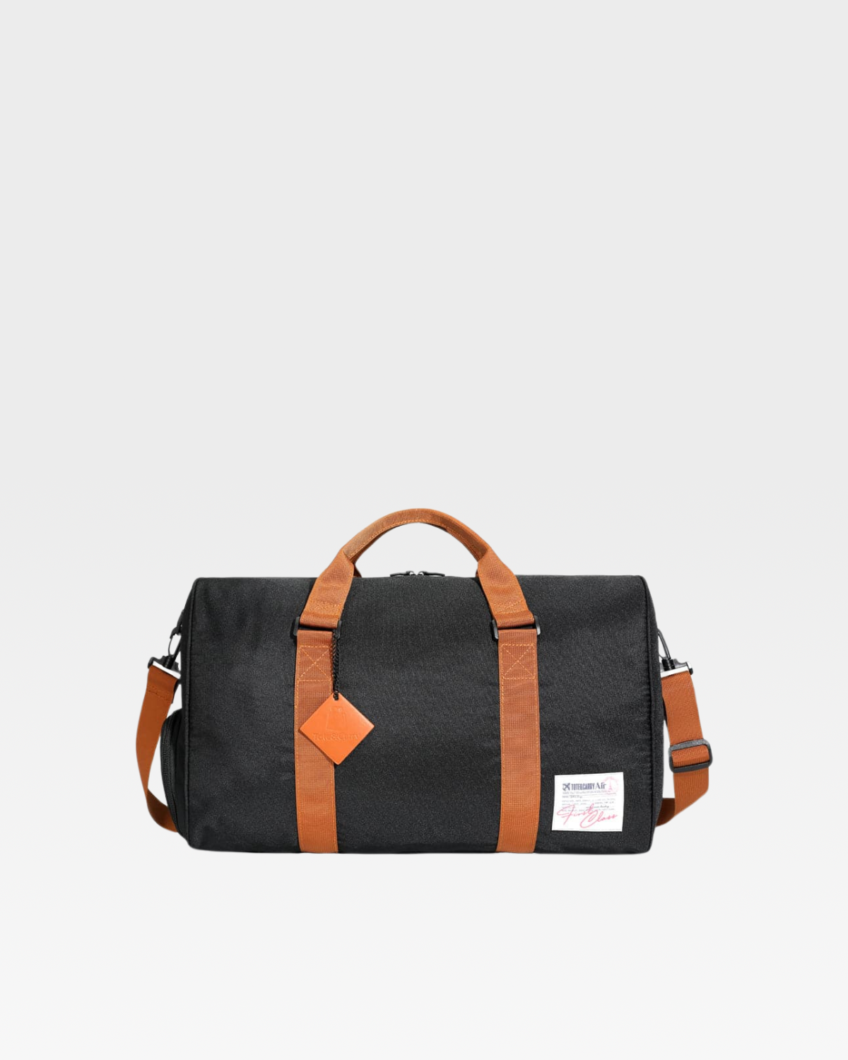 Gym Traveler Duffle Bag in Black