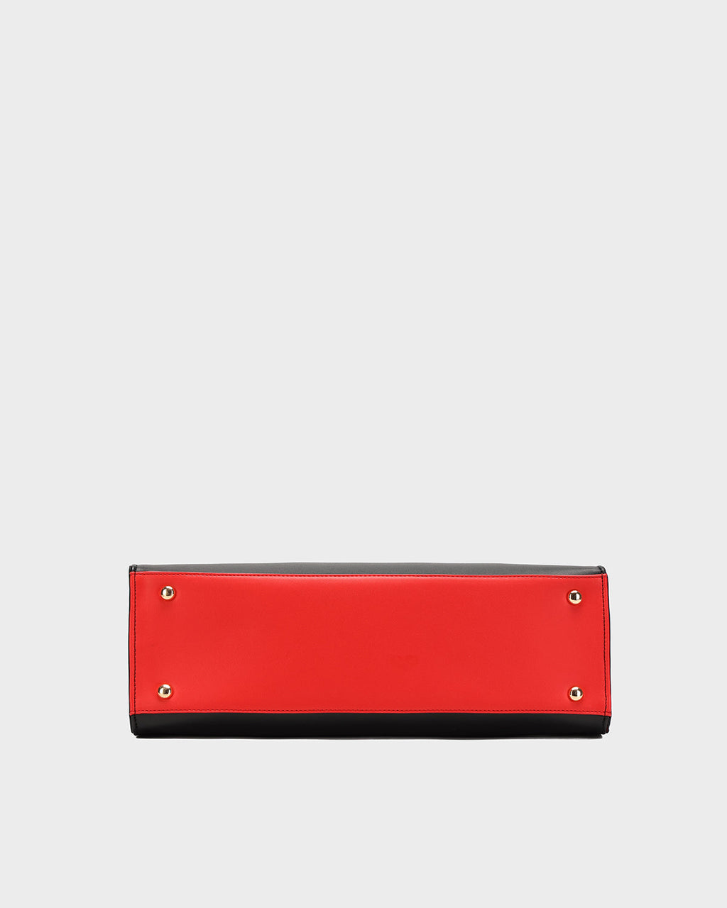 Lisse Mini Tote Bag in Black & Red