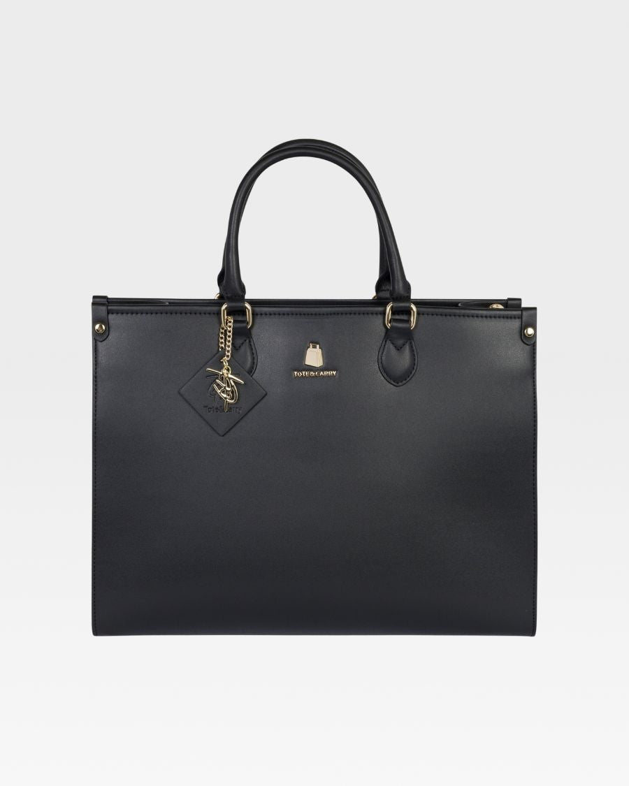 Lisse Mini Tote Bag in Black