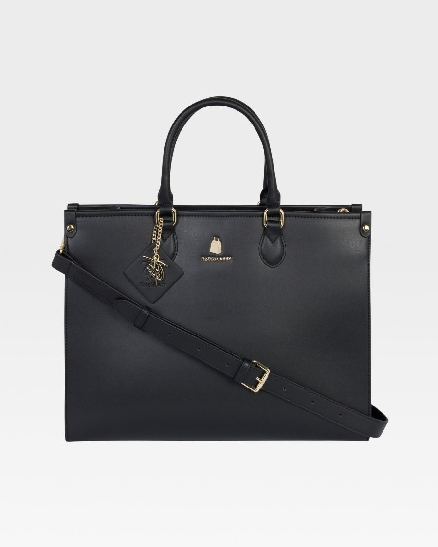 Lisse Mini Tote Bag in Black