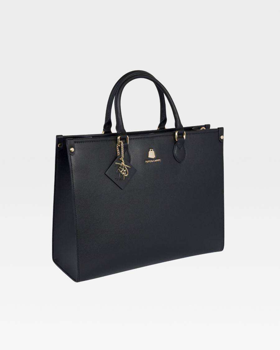 Lisse Mini Tote Bag in Black