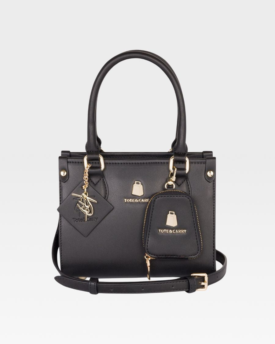 Lisse Mini Tote Bag in Black