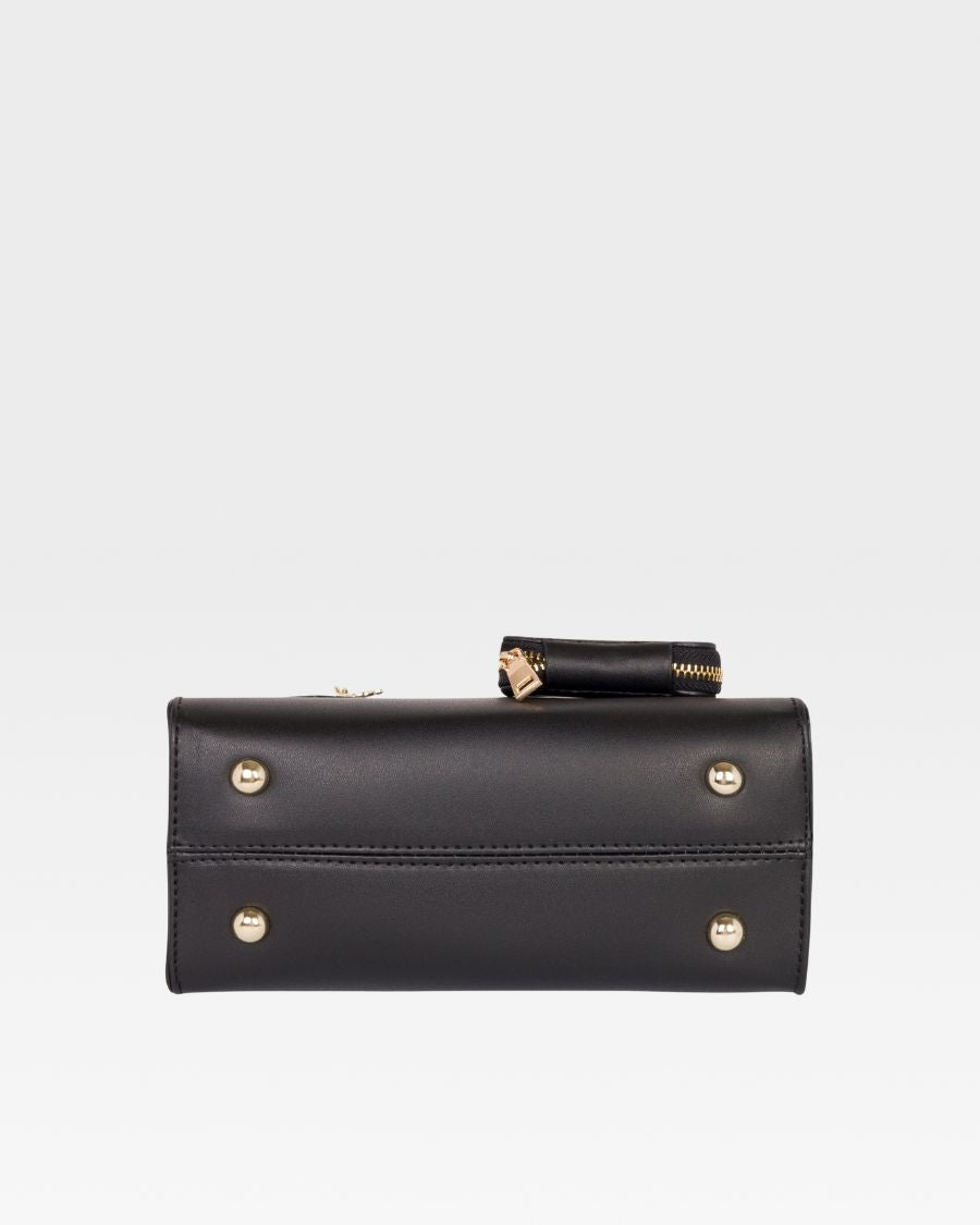 Lisse Mini Tote Bag in Black