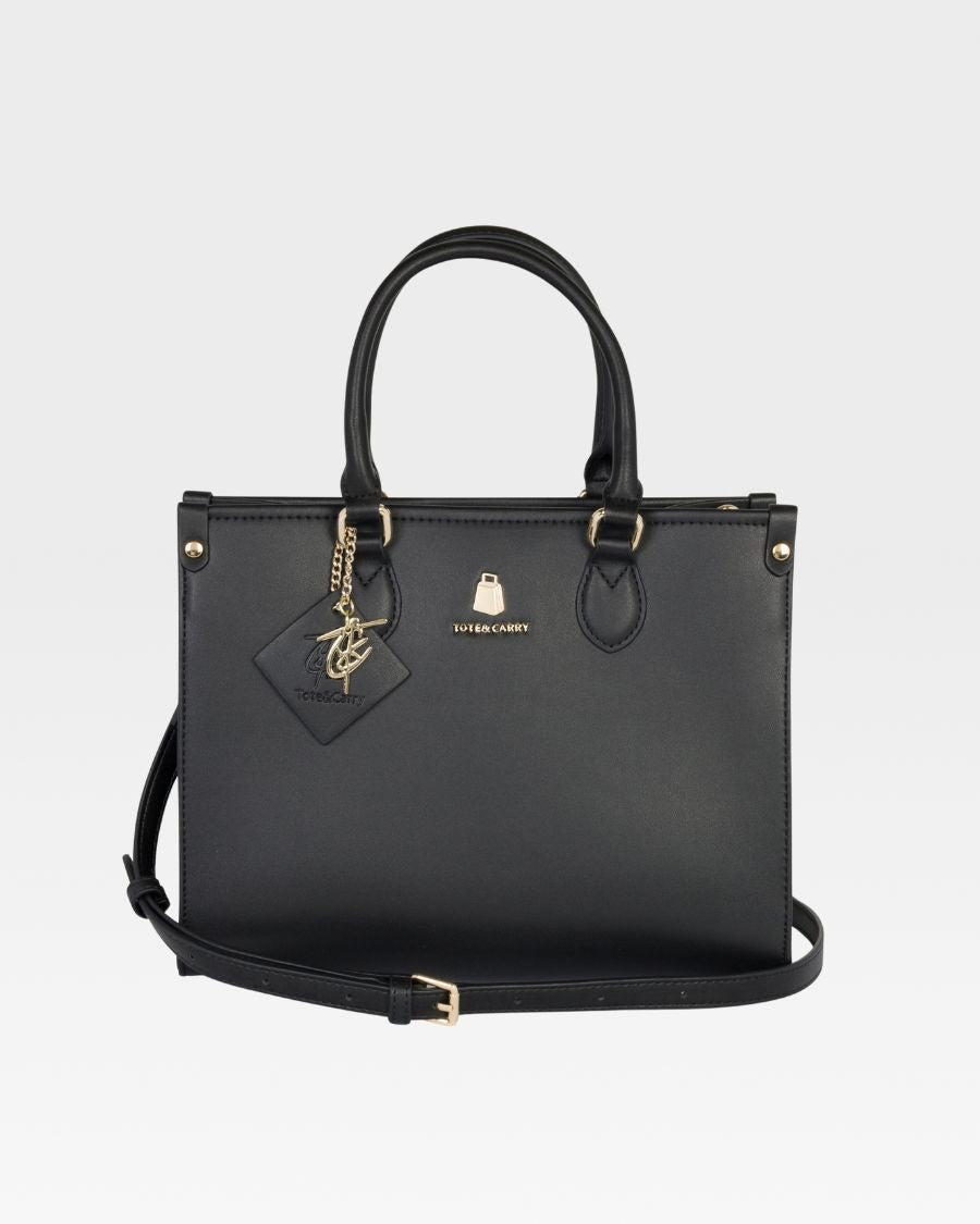 Lisse Mini Tote Bag in Black