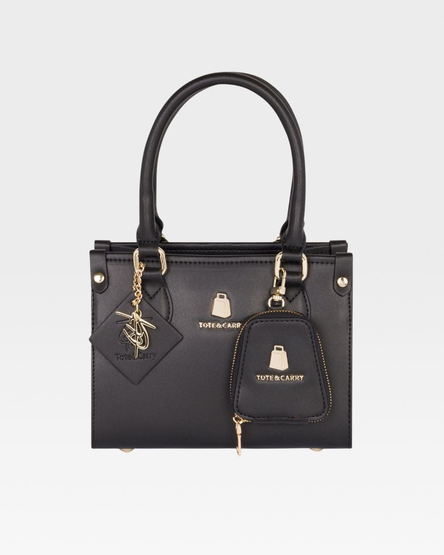 Lisse Mini Tote Bag in Black
