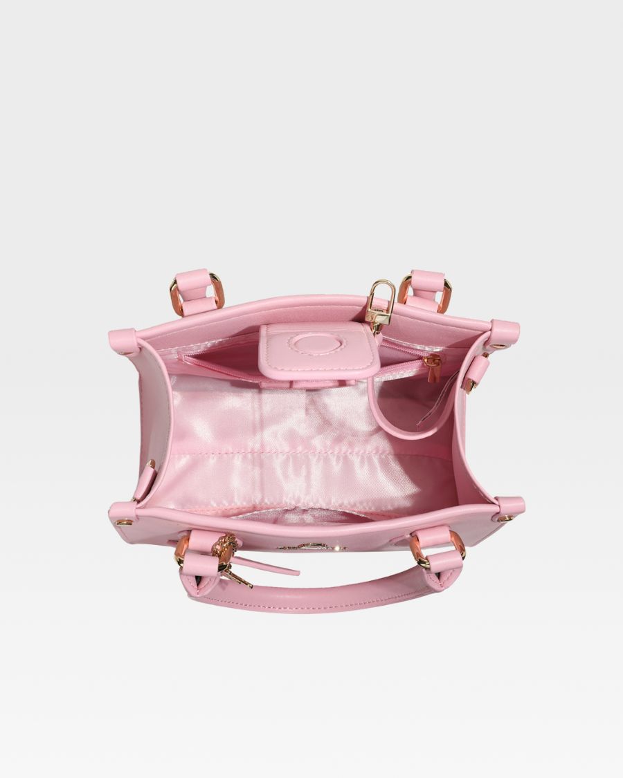 Lisse Mini Tote Bag in Bubble Gum