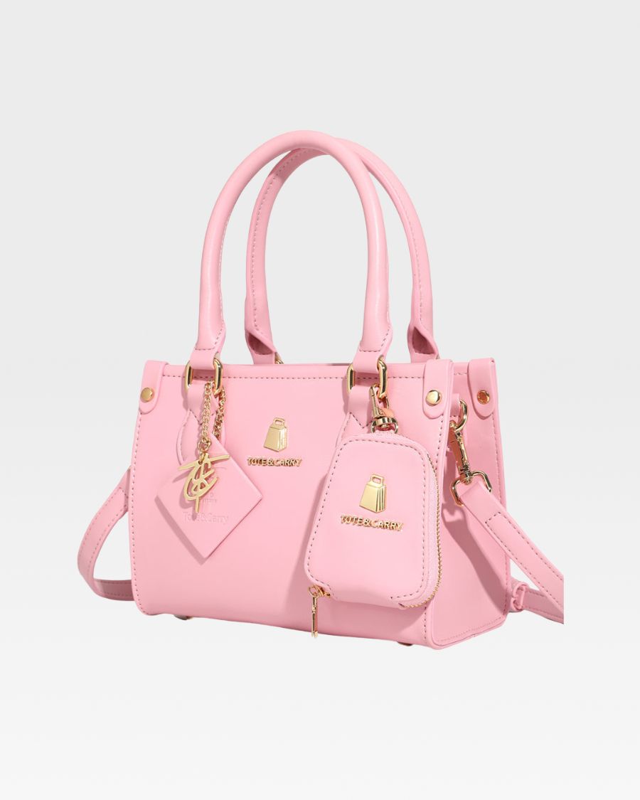 Lisse Mini Tote Bag in Bubble Gum