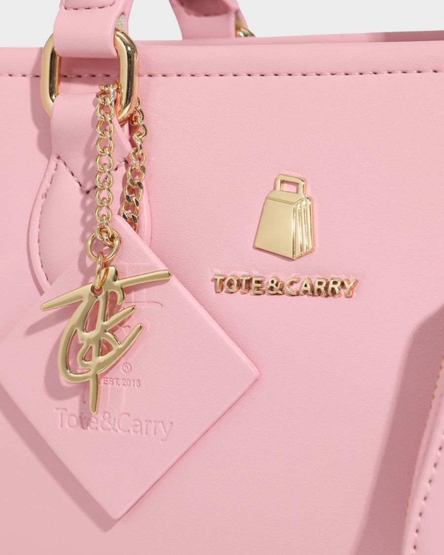 Lisse Mini Tote Bag in Bubble Gum