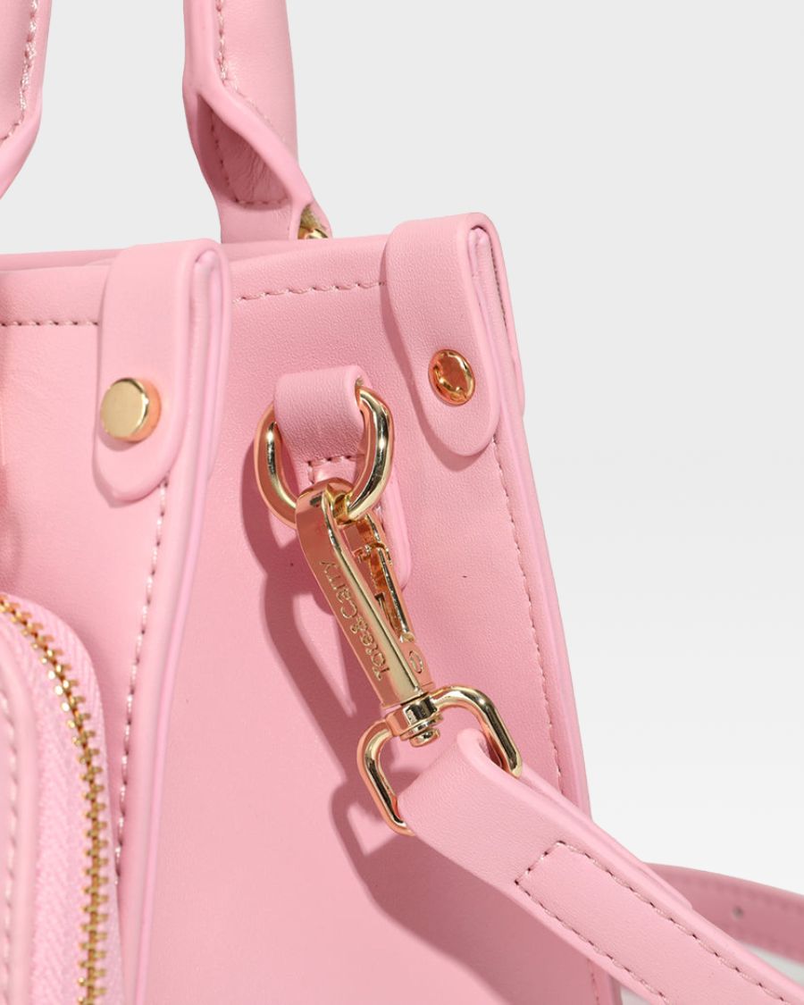 Lisse Mini Tote Bag in Bubble Gum