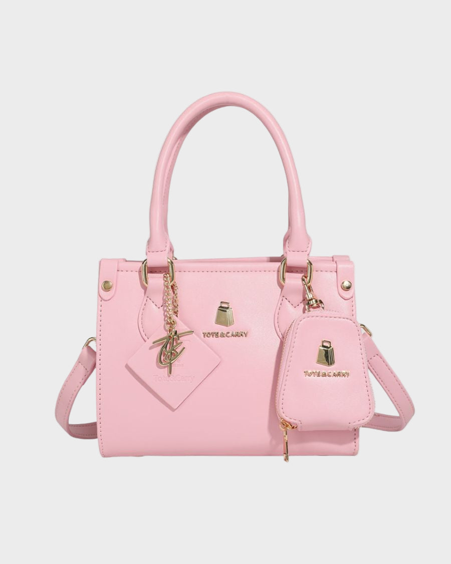 Lisse Mini Tote Bag in Bubble Gum