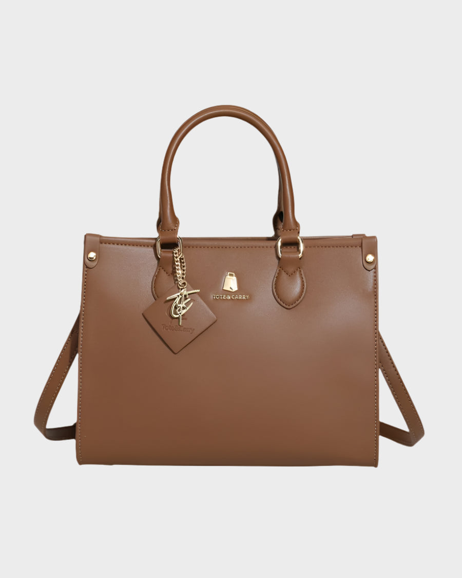 Lisse Mini Tote Bag in Coffee