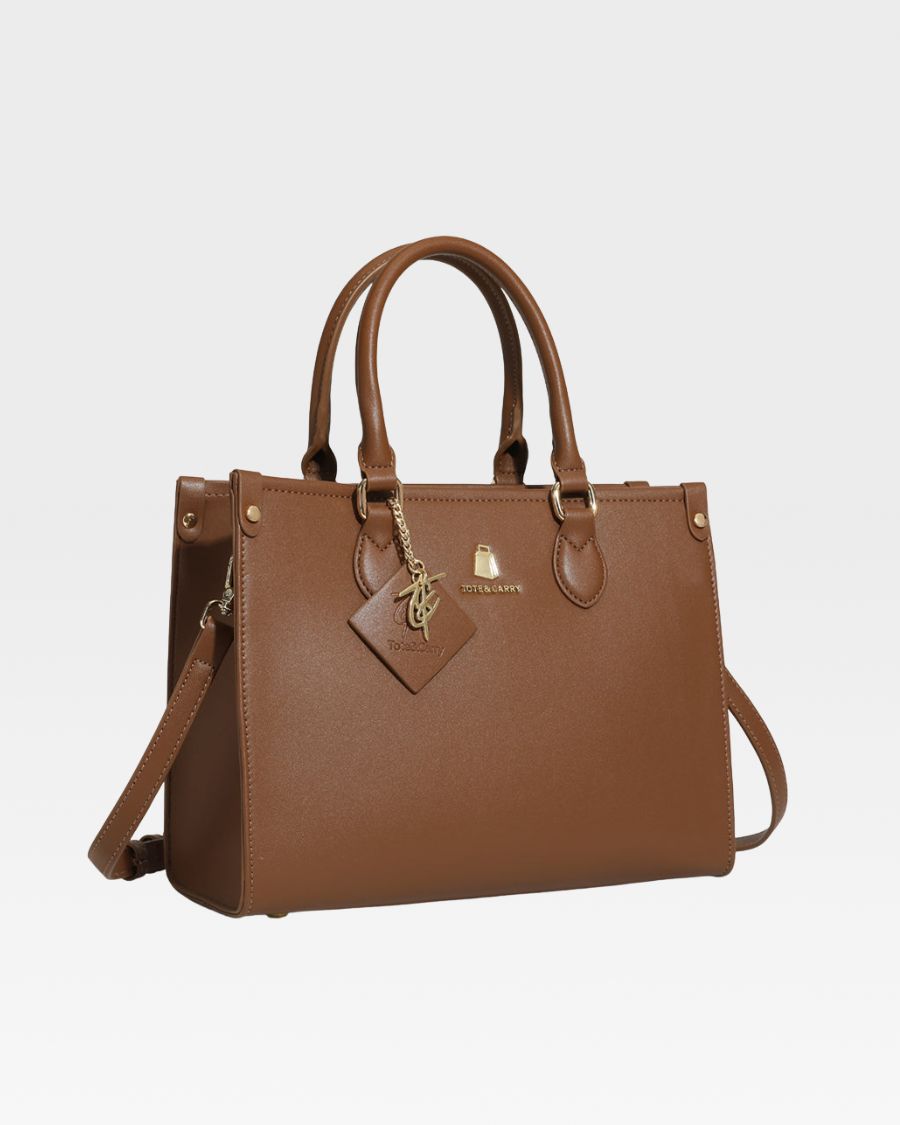 Lisse Mini Tote Bag in Coffee
