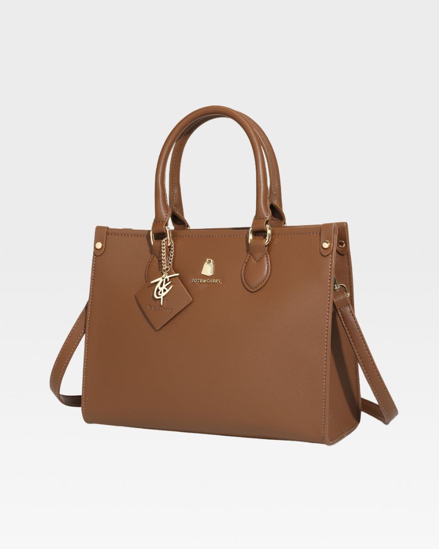 Lisse Mini Tote Bag in Coffee