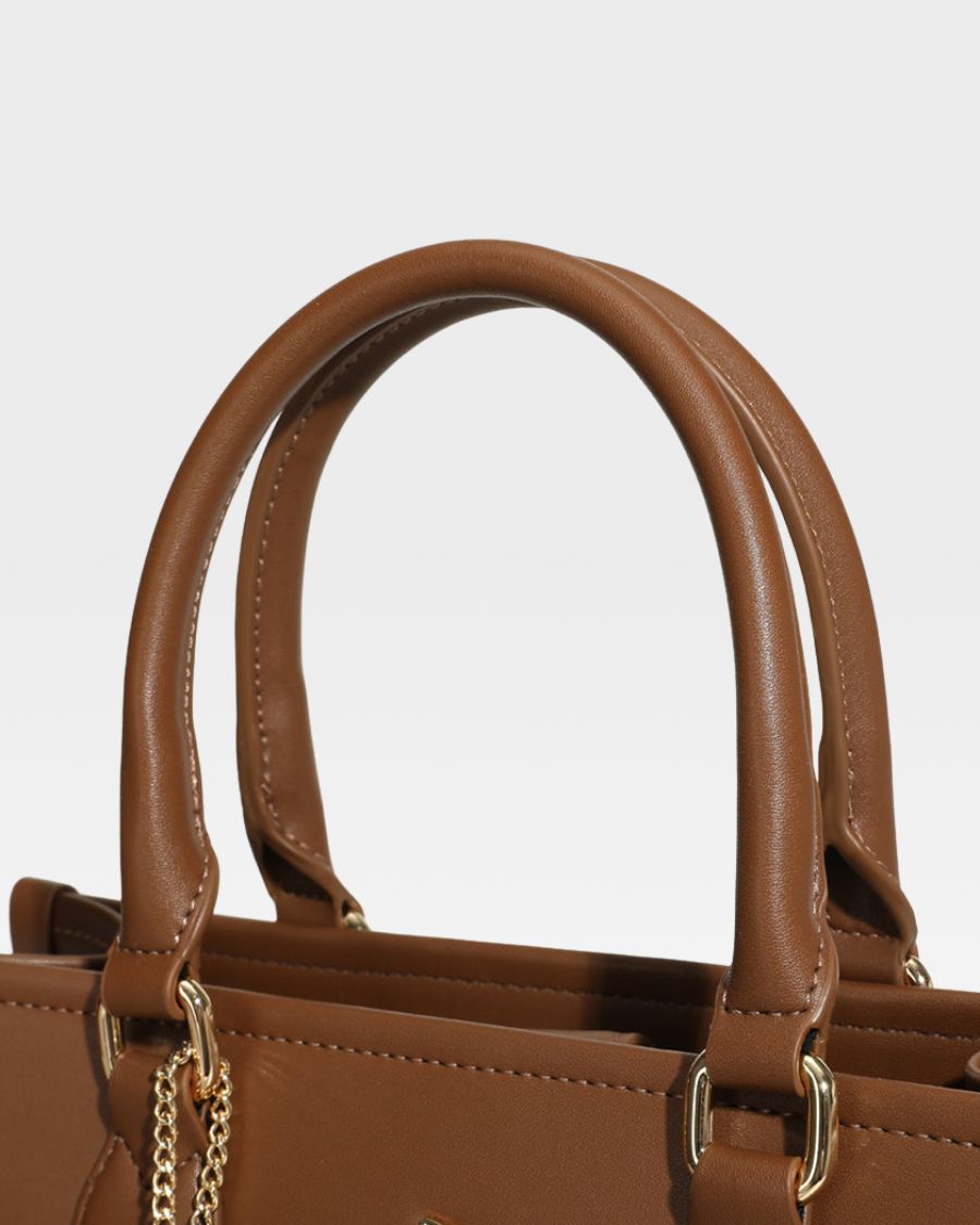 Lisse Mini Tote Bag in Coffee