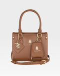 Lisse Mini Tote Bag in Coffee