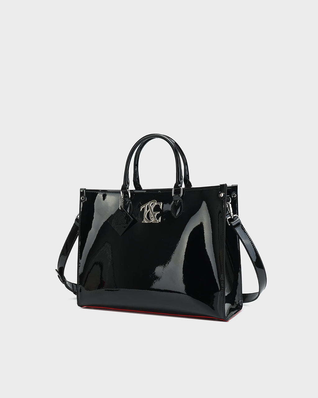 Lustre Tote Bag in Black