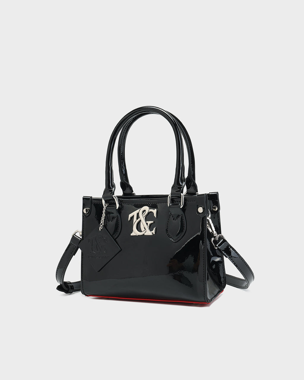 Lustre Tote Bag in Black