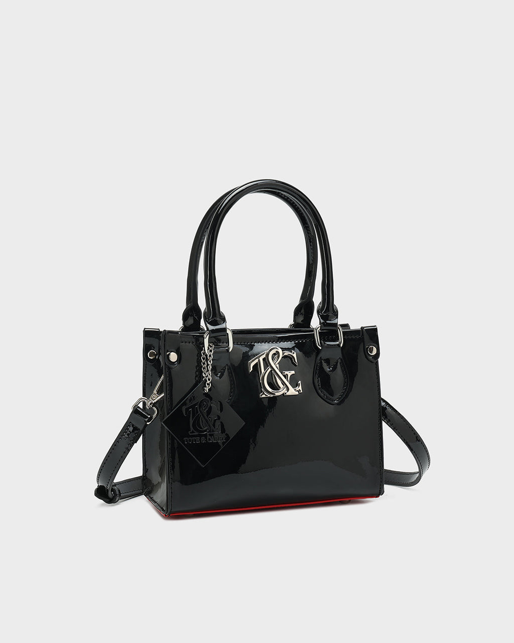 Lustre Tote Bag in Black