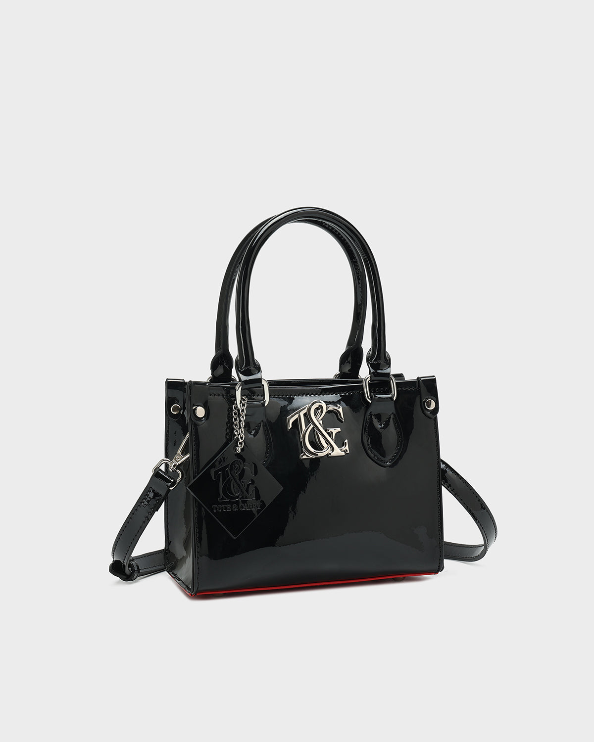 Lustre Tote Bag in Black