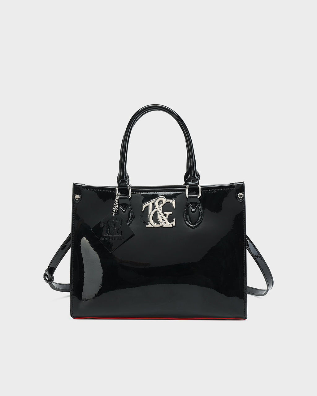 Lustre Tote Bag in Black