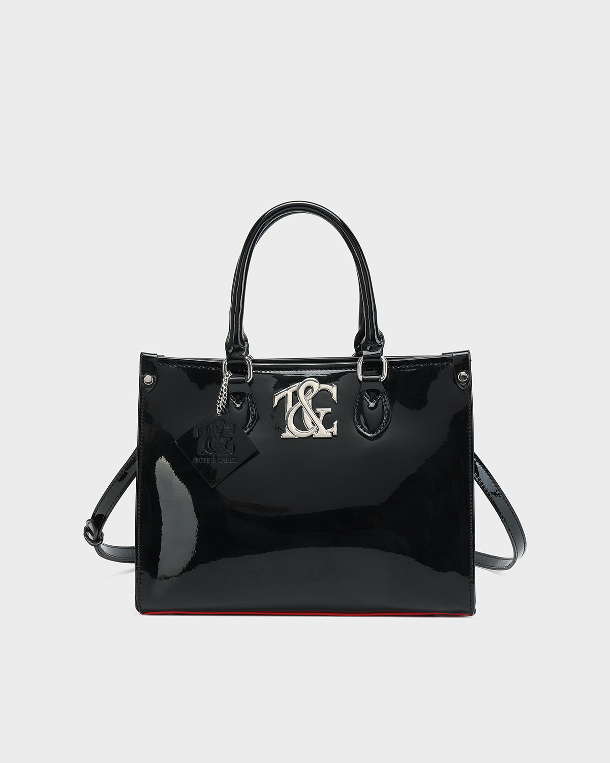 Lustre Tote Bag in Black