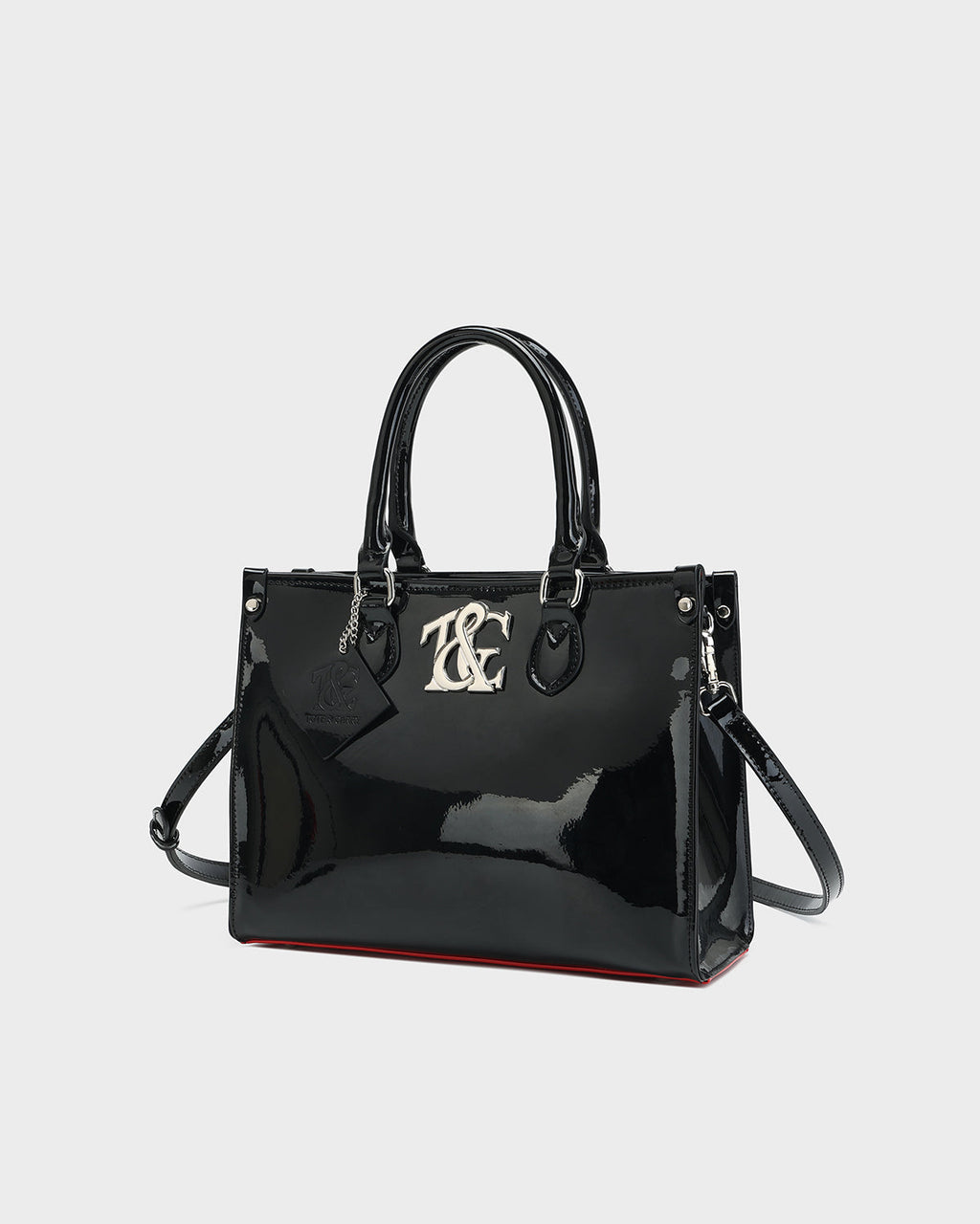 Lustre Tote Bag in Black